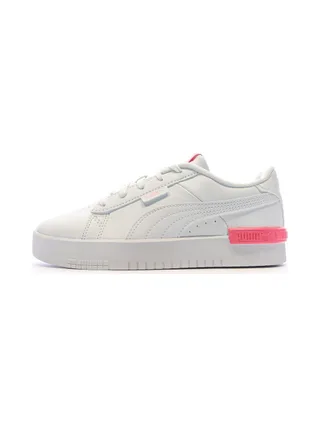Baskets Blanc/Rose Fille Puma Jada 1