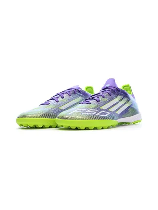 Chaussures de Foot Violet/Jaune Adidas F50 League TF 6