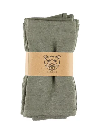 Serviette de table - 6 pièces - Lin et coton blanc crème 61