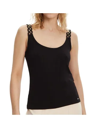 Débardeur Noir Femme Morgan DOUBI 1