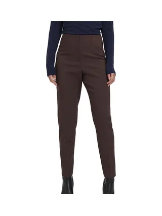 Pantalon Taille Haute Marron Femme Vero Moda Sandy 1