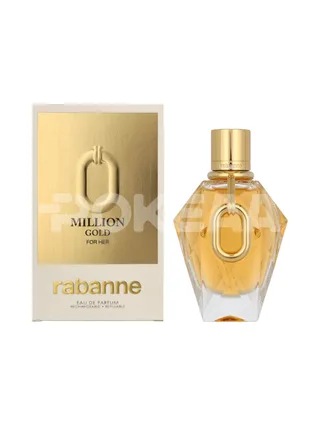 Paco Rabanne Million Gold For Her Edp Spray 90ml - Refillable 1