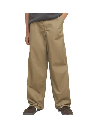 Pantalon Loose Beige Garçon Jack & Jones Clean 1