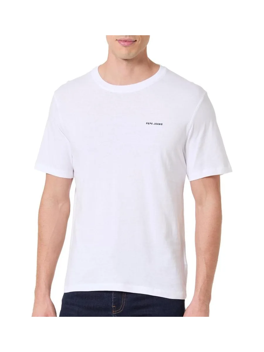 T-Shirt Blanc Homme Pepe jeans Pjl M Nd 2