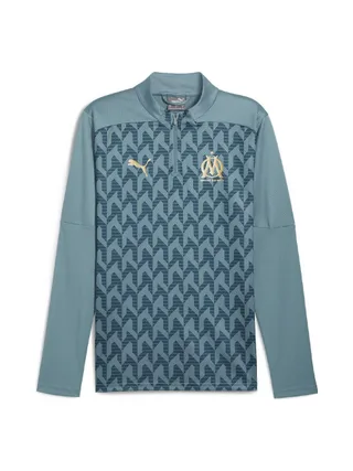 OM Sweat 1/4 zip Bleu Homme Puma 24/25 1