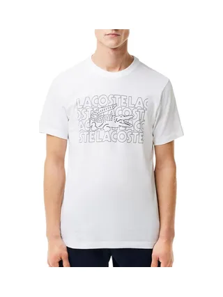 T-shirt Blanc Homme Lacoste TH7505 1