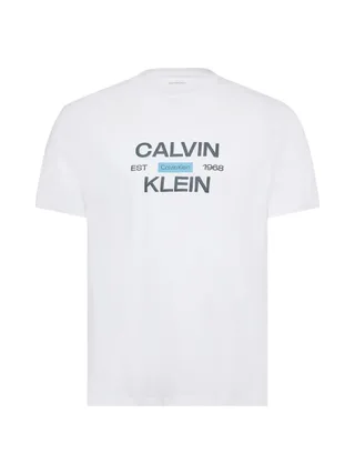T-Shirt Blanc Homme Calvin Klein Jeans Calvinklei 1