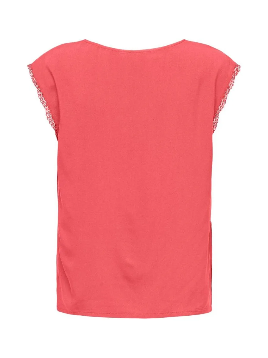 T-Shirt Rose Femme Only Selina 3