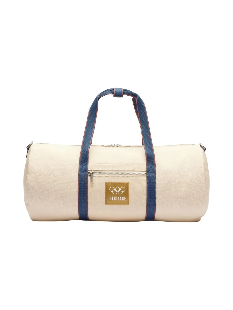 Sac de Voyage Beige/Marine Mixte Lacoste Duffle 2