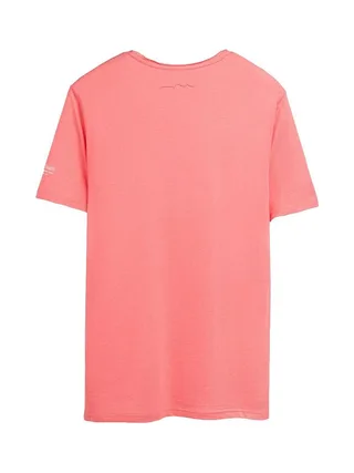 T-shirt Rose Homme Teddy Smith T-geo 2