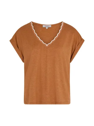 T-Shirt Orange Femme Morgan Fantaisie 2