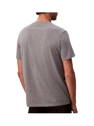 T-Shirt Gris Homme Calvin Klein Jeans Badge 30s 2