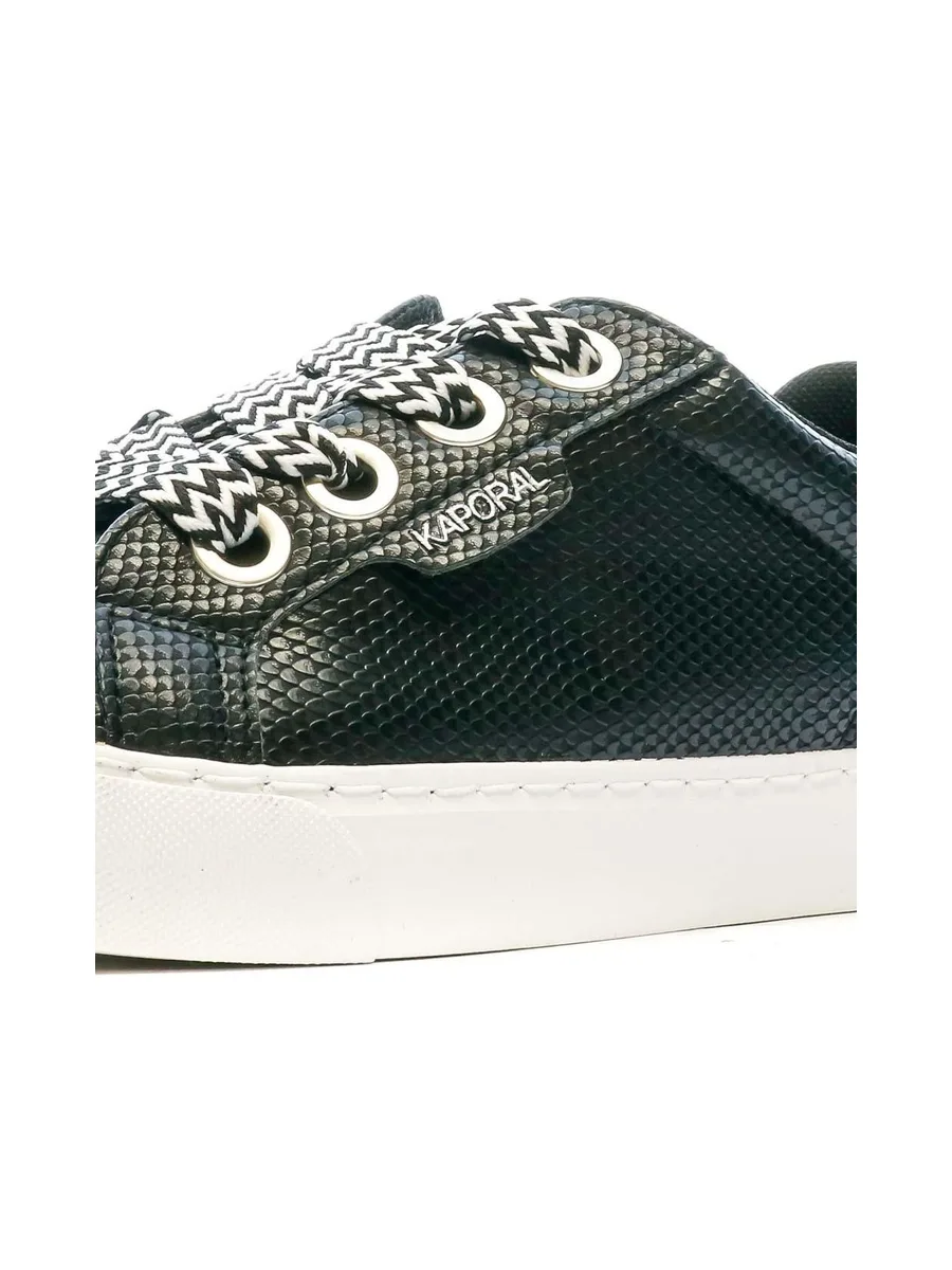 Baskets Noir Femme Kaporal Sandra 7