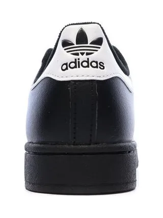 Baskets Noires Garçon/Fille Adidas Superstar 3