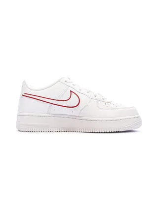 Baskets Blanche/Rouges Garçon Nike Air Force 1 2