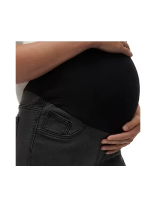 Jeggings de Grossesse Gris Femme Mamalicious Newamy 3