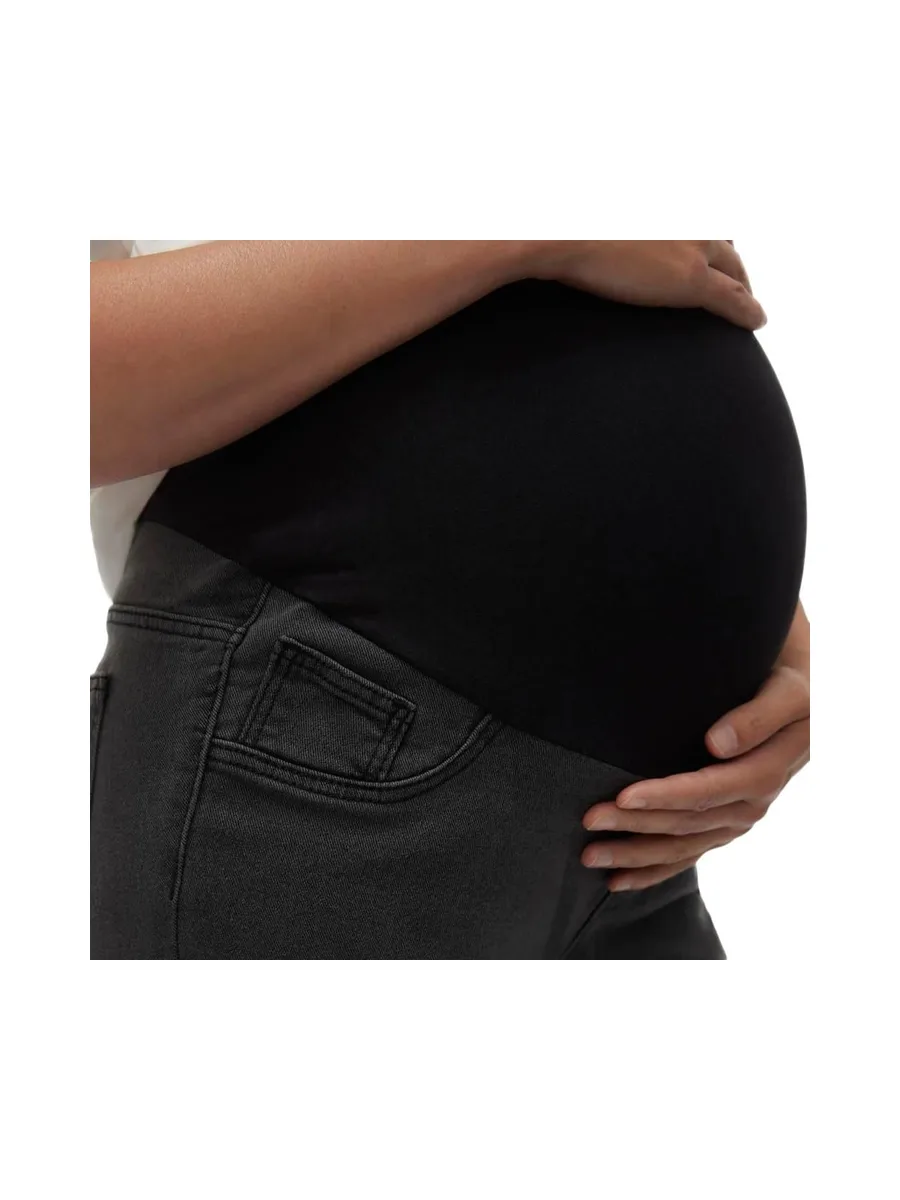 Jeggings de Grossesse Gris Femme Mamalicious Newamy 4