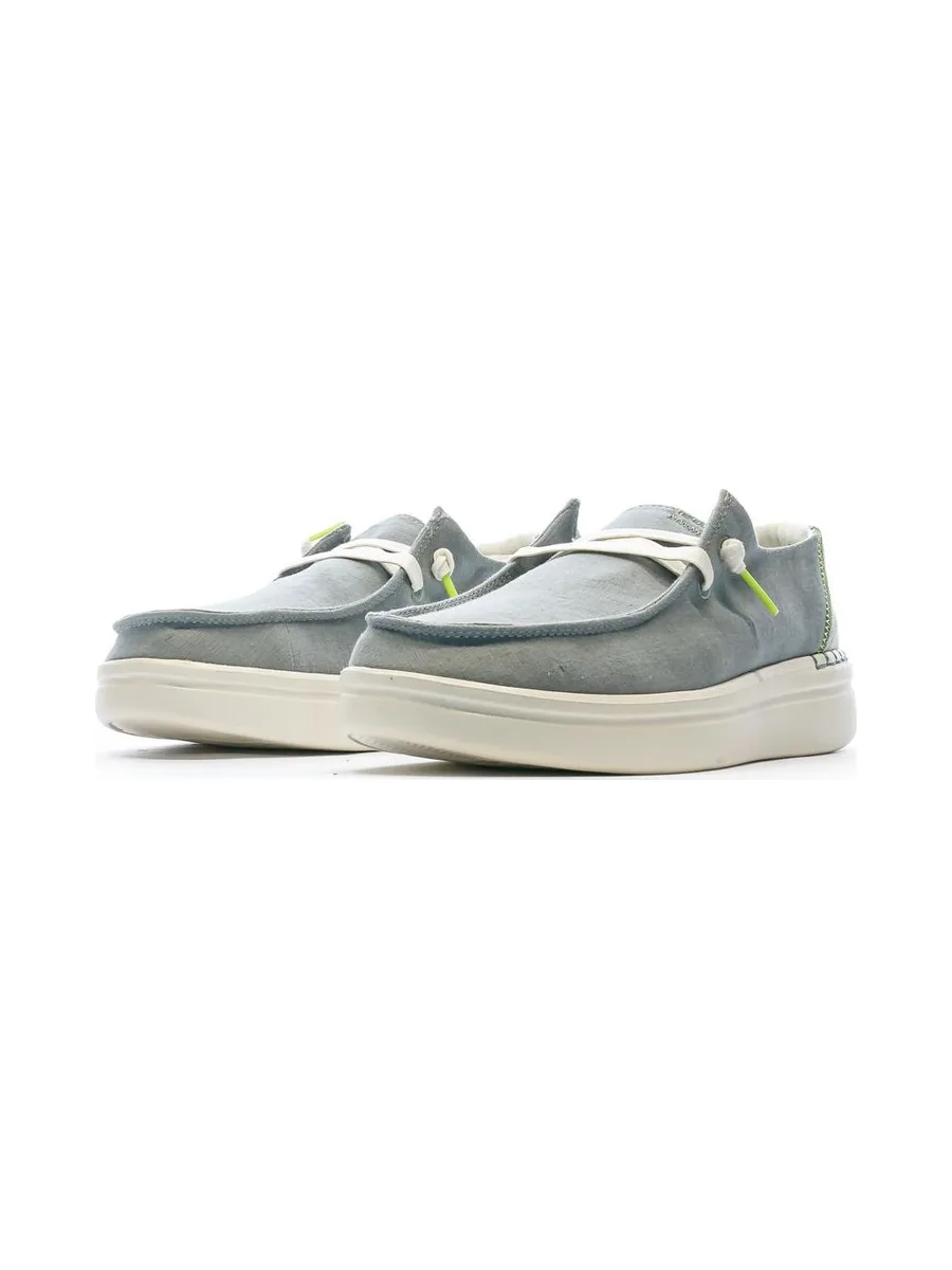 Chaussures Gris/Bleu Femme Hey Dude Wendy Rise 7
