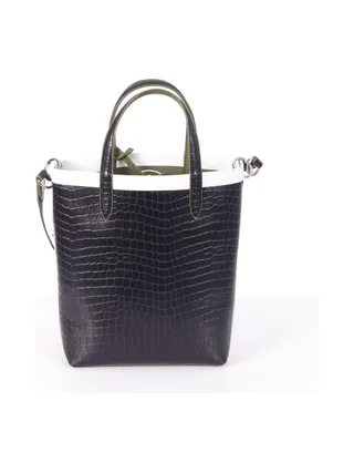 Sac à Main Marine/Kaki Femme Lacoste Croc 2