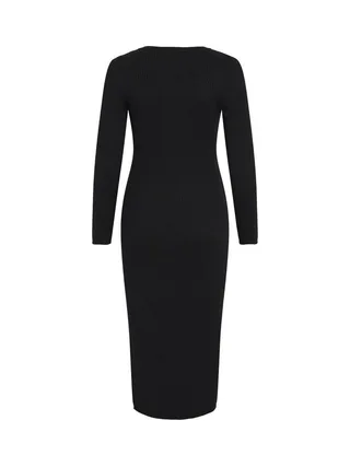 Robe Longue Noir Femme Vila Nelly 3