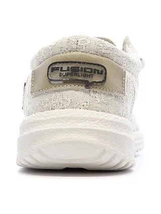 Chaussures Blanche Femme Fusion Flower 3