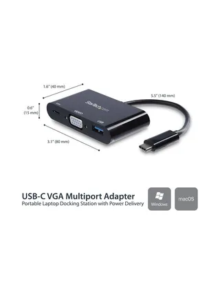USB-C to VGA Multifunction Adapter - PD 2
