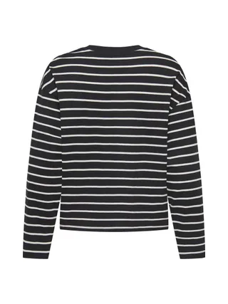 T-Shirt Manches Longues Noir Femme Only Happy 2
