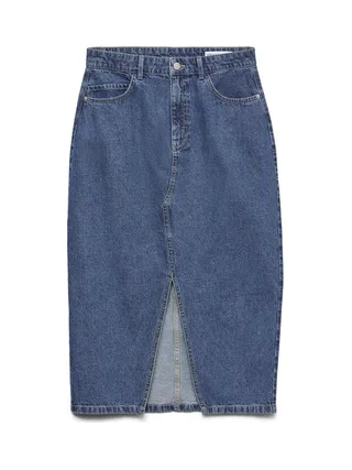 Jupe en Jean Bleu Foncé Femme Vero Moda Elfi 1