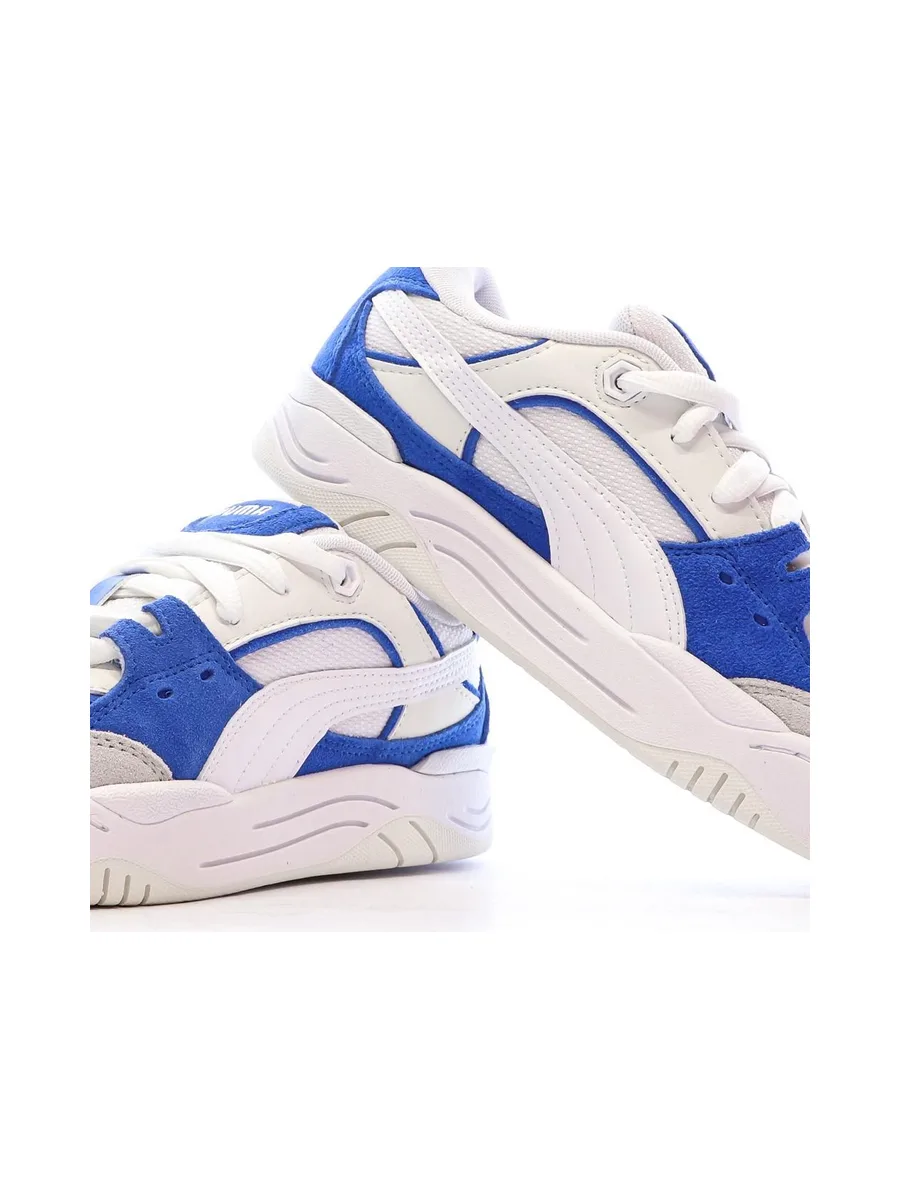 Baskets Blanches/Bleues Garçon/Fille Puma 180 Jr 8