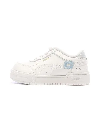 Baskets Blanches/Bleu Fille Puma Pro Sport 1
