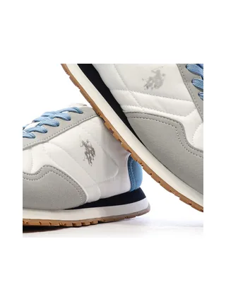 Baskets Blanches/Bleu/Gris Femme US Polo ASSN FS1 7