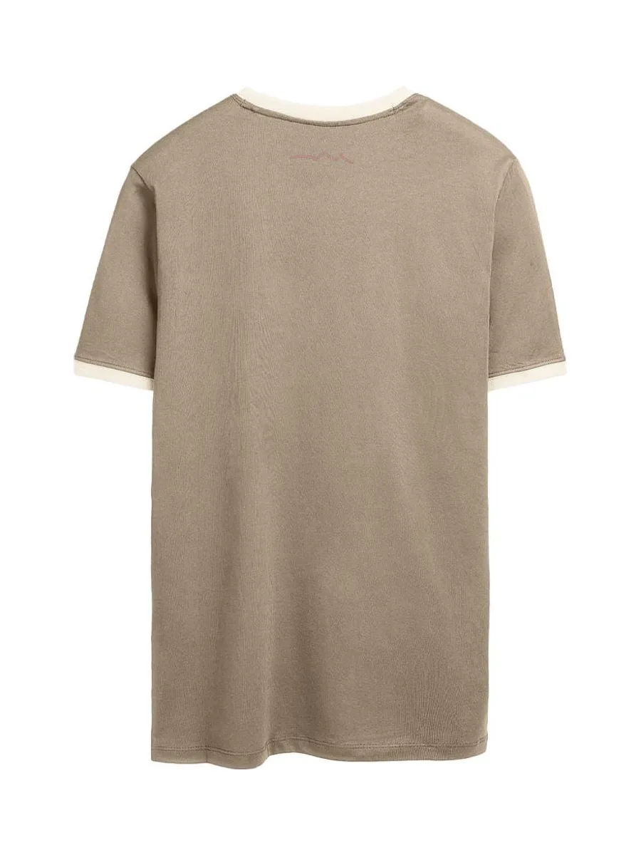 T-Shirt Beige/Ecru Homme Teddy Smith Tee 2 3