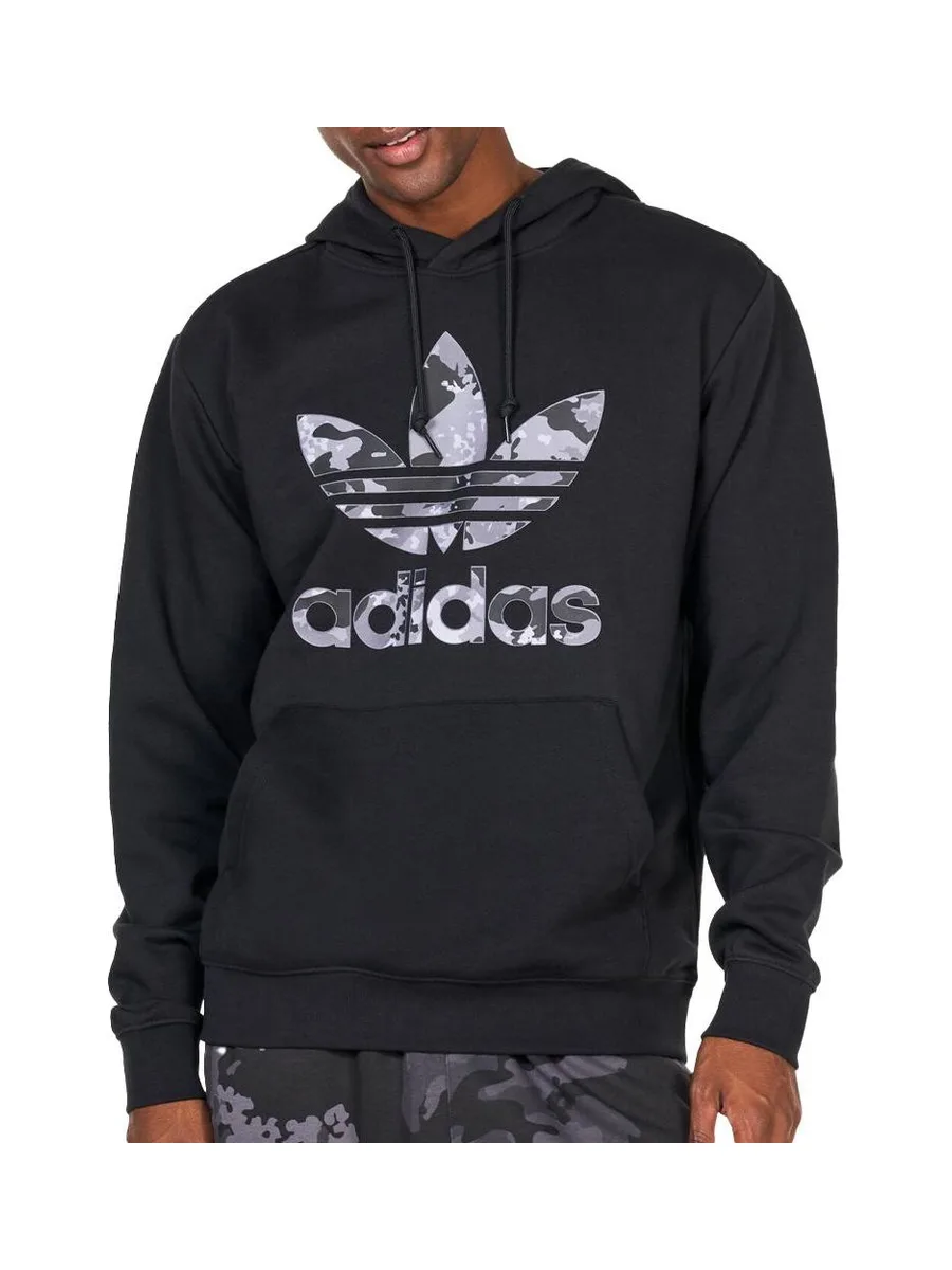 Sweat Noir Homme Adidas Camo 1
