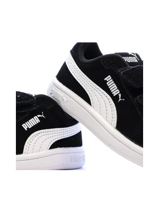 Baskets Noires/Blanches Garçon Puma Smash 3.0 7