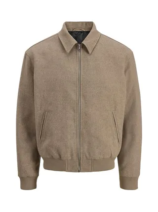 Veste Beige Homme Jack & Jones Cover Bomber 1