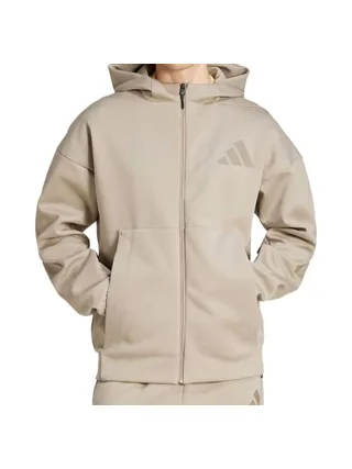Sweat Zippé Beige Homme Adidas JC5495 1