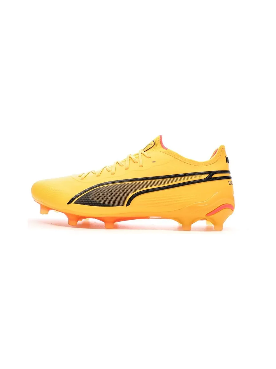 Chaussures de Foot Jaunes Homme Puma King Ultimate FG/AG 107563 2