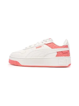 Baskets Blanches/Roses Fille Puma Carina Street Wild 1