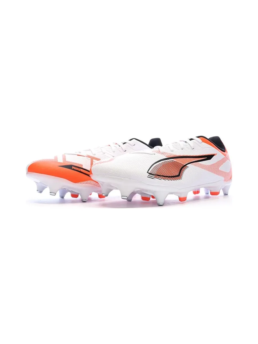 Chaussures de football Blanc/Orange Homme Puma Ultra 5 Play Mxsg 6