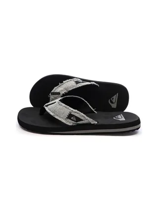 Tongs Noir/Gris Quiksilver Monkey Abyss 1