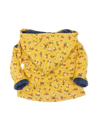 Veste réversible Bleu/Jaune à fleurs Fille EOM Ezeima 4