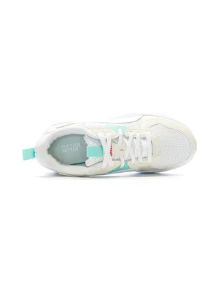 Baskets Blanches/Bleu/Rose Homme Puma Trinity Lite 4