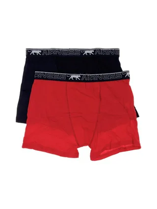 X2 Boxers Noir/Rouge Homme Airness 1/57/132 1