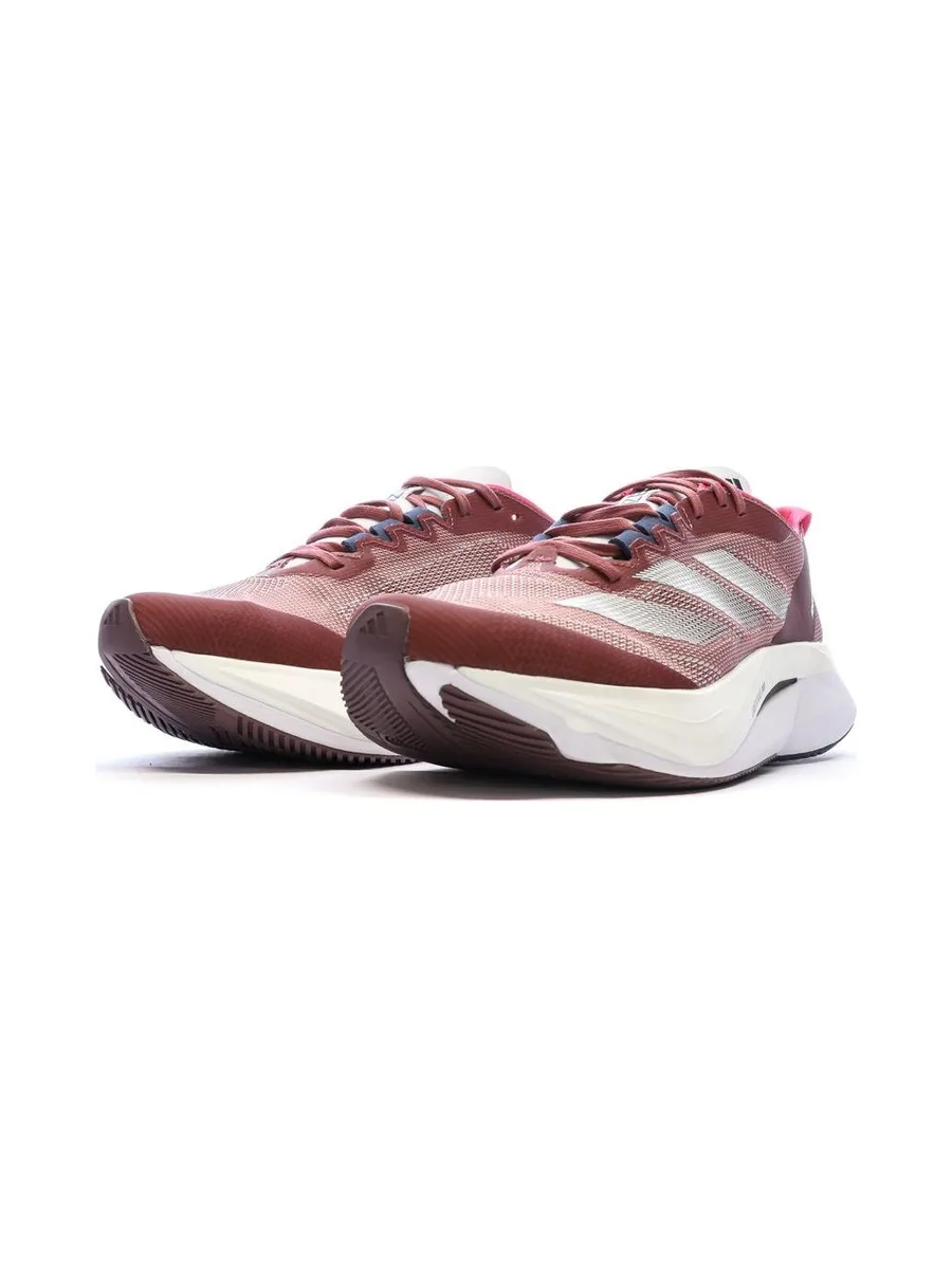 Chaussures de Running Bordeaux Femme Adidas Adizero Boston 12 7