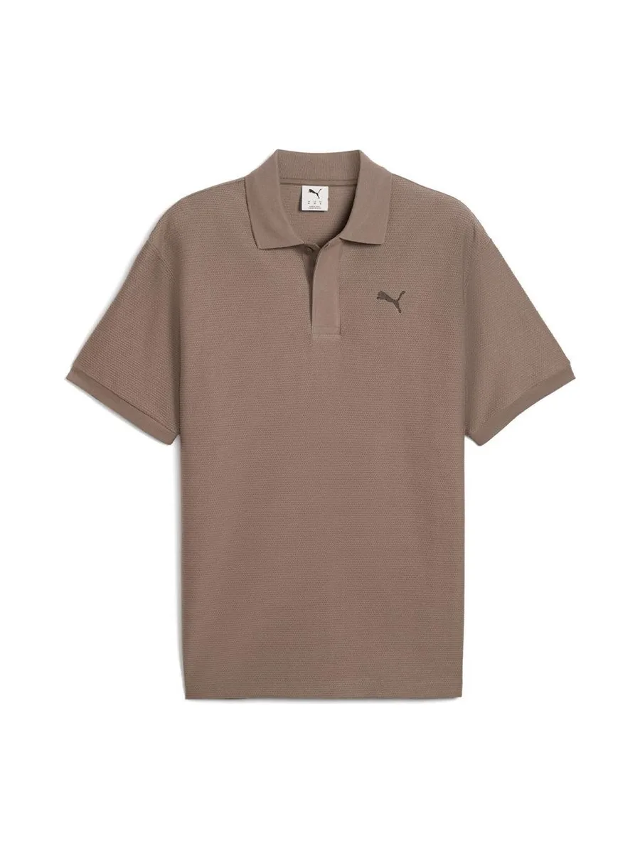 Polo Marron Homme Puma Premium 2