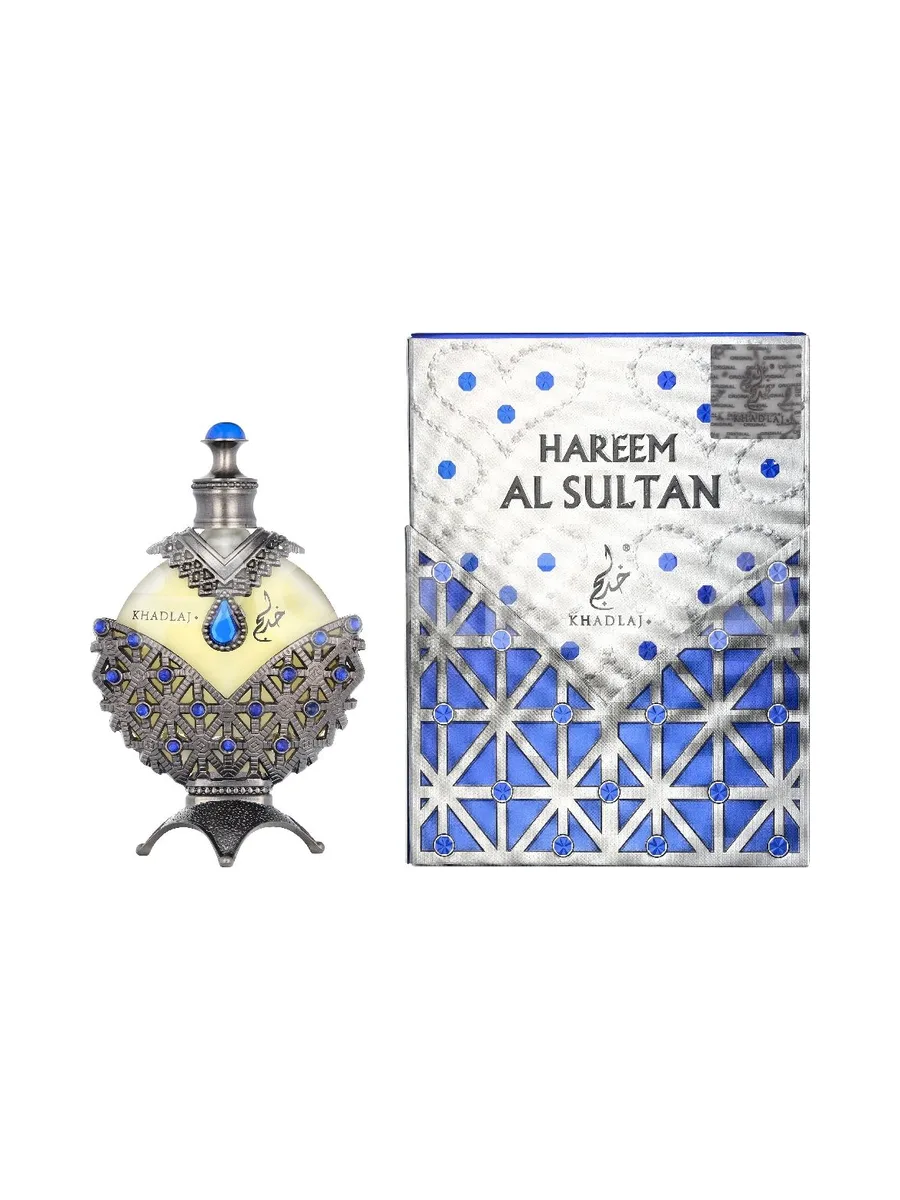 Khadlaj Hareem Al Sultan Antique Silver Perfume Oil 35ml 1