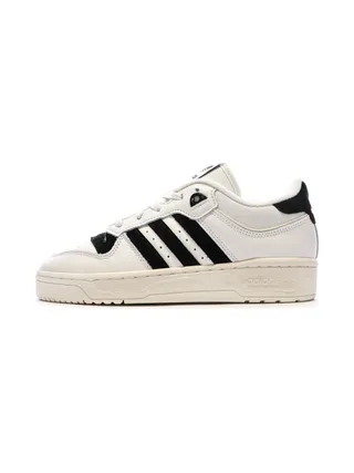 Baskets Blanches/Noires Femme Adidas Rivalry 86 1