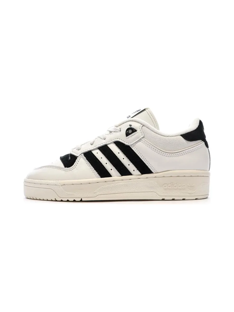 Baskets Blanches/Noires Femme Adidas Rivalry 86 2