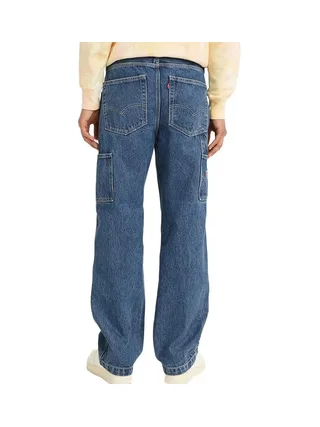 Jean 568 Bleu foncé Homme Levi's Loose Carpenter Med 2