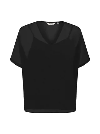 Blouse Noire Femme Only Tasha 1